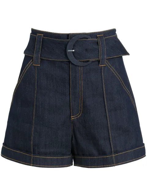 Cinq A Sept Aldi belted denim shorts Blue ZP6401502ZIND