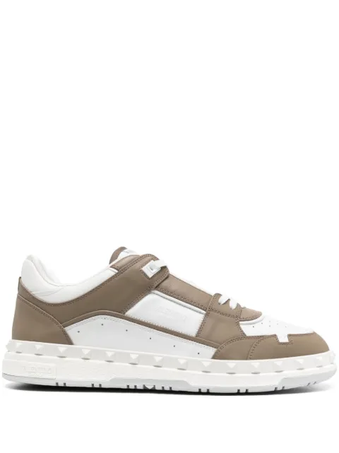 Valentino Garavani Rockstud lace-up sneakers White YS0H43RDG