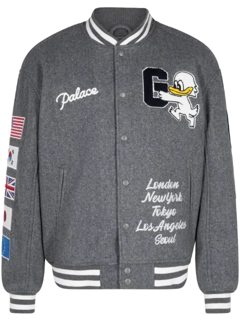 Palace x Gap varsity jacket Grey 137GREYML