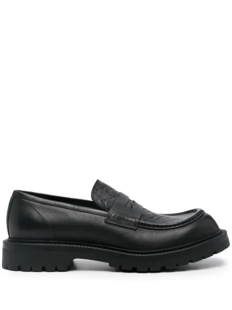 Gucci GG leather loafers Black 798532AADUQ