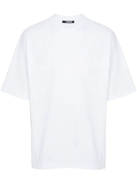 Jacquemus Le Typo logo-print T-shirt White 245JS2122011