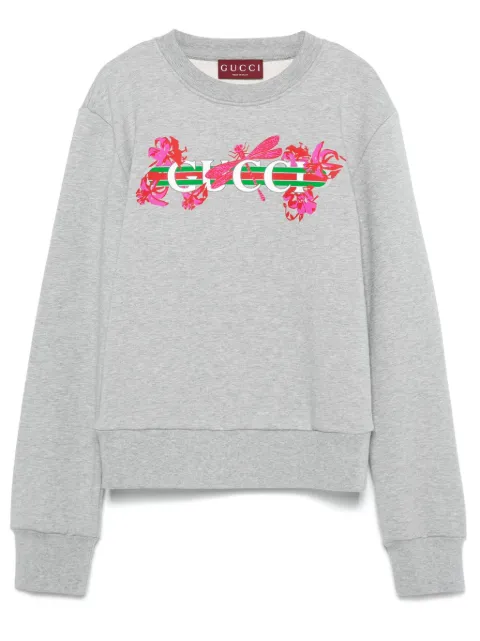 Gucci printed cotton sweatshirt Grey 785636XJGSZ