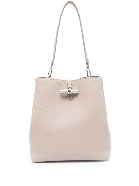 Longchamp medium Le Roseau shoulder bag Neutrals 10281HFP266