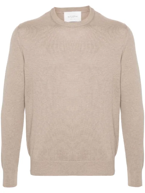 Ballantyne crew-neck fine-knit jumper Neutrals B2P00014S06