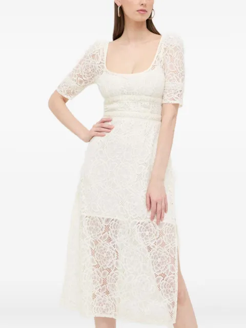For Love And Lemons lace open back dress White CD2995SP23