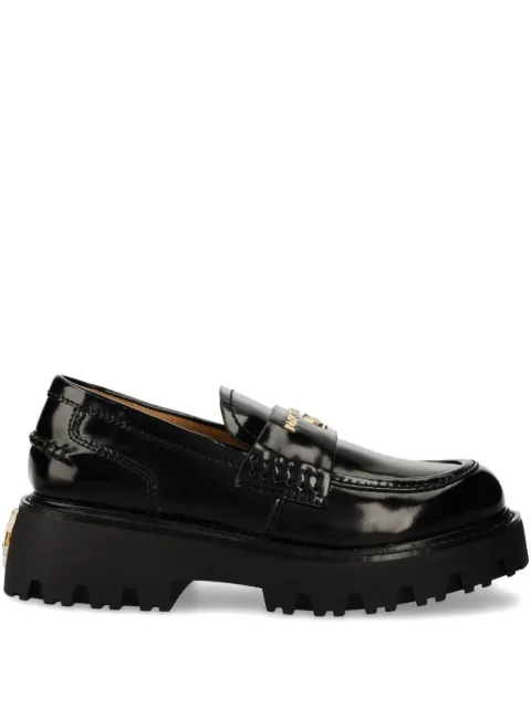 NAKED WOLFE Flawed platform loafers Black FLAWED