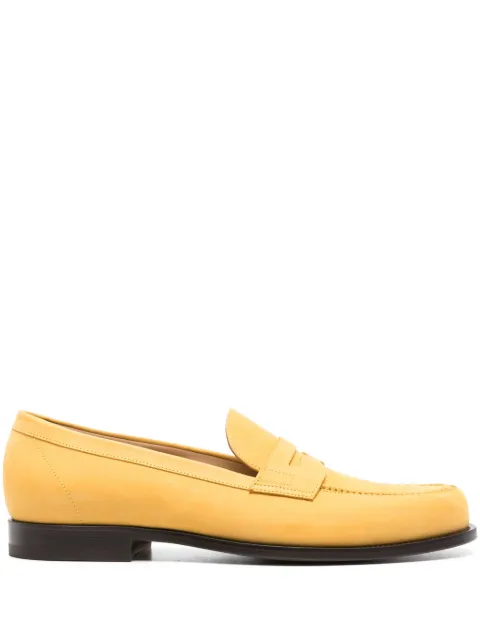 Scarosso Austin leather loafers Yellow AUSTINLOAFYELNUBU