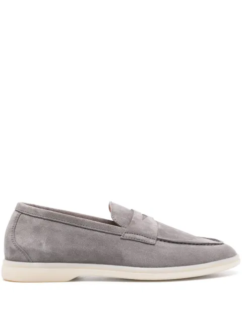 Scarosso Luciana suede loafers Grey LUCIANALOAFGRYSUED