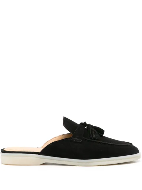 Scarosso Lucrezia suede mules Black LUCREZIAMULEBLWSUED