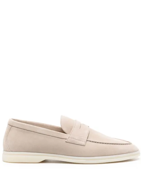 Scarosso Luciano suede loafers Neutrals LUCIANOLOAFSANSUED