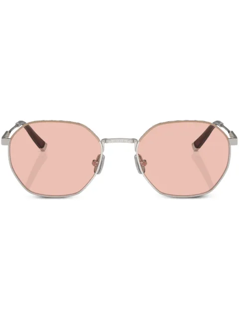 Brunello Cucinelli BC2003ST hexagonal-frame sunglasses Silver BC2003ST50144B