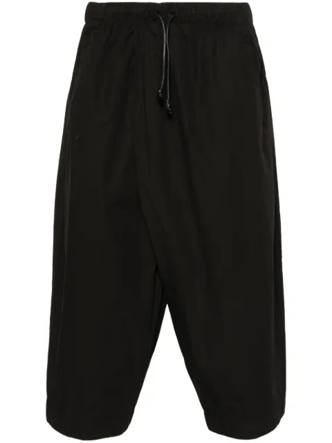 Transit cotton cropped trousers Black CFUTRWB115