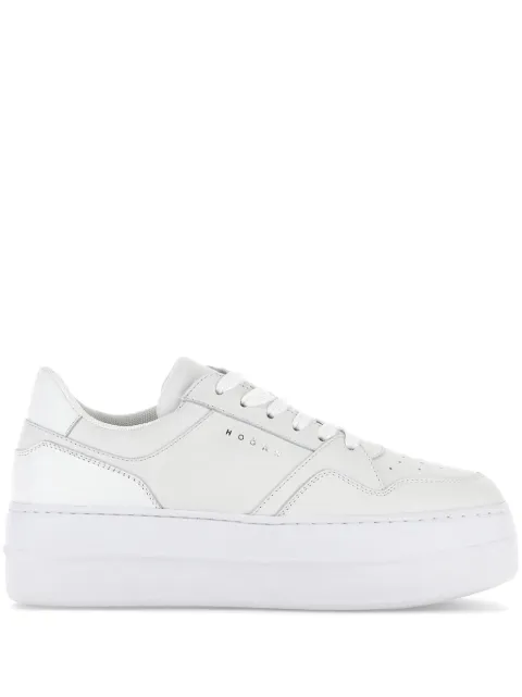 Hogan H670 flatform leather sneakers White HXW6700FK80JUS