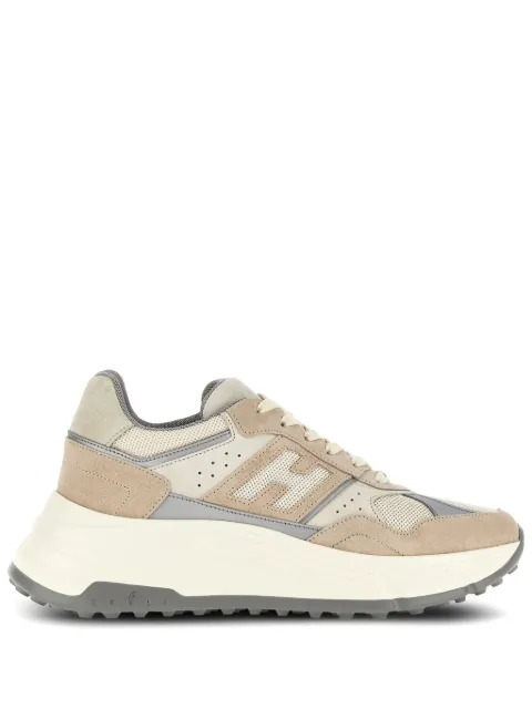 Hogan panelled suede sneakers Neutrals HXW6690FK70TLJ