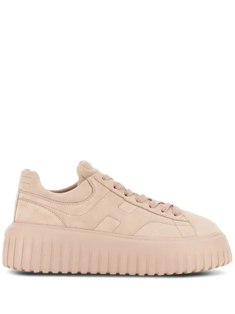 Hogan H-Stripes leather sneakers Pink HXW6450FC6TBTM