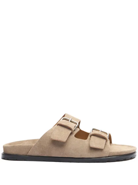 Scarosso Enea suede slides Neutrals ENEASANDBEISUED
