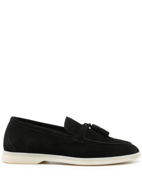 Scarosso Leandra suede loafers Black LEANDRALOAFBLWSUED