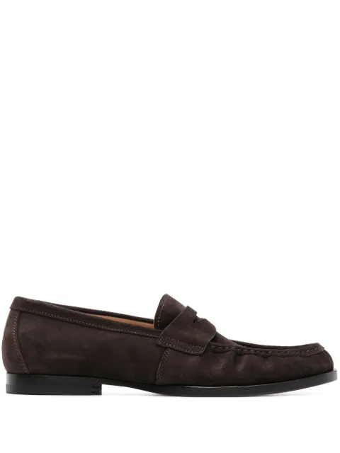 Scarosso Fred suede loafers Brown FREDLOAFBROSUED
