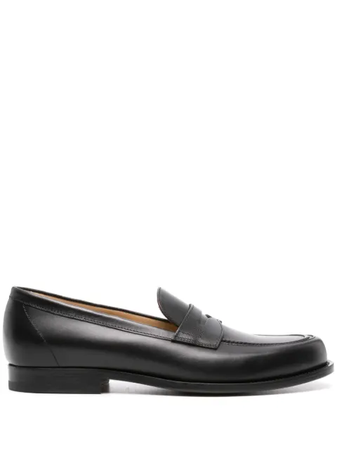 Scarosso Austin leather loafers Black AUSTINLOAFBLACALF