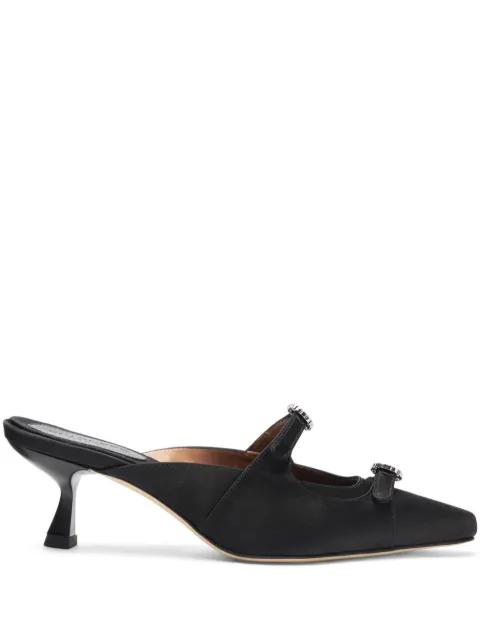 Scarosso Liz 55mm pointed-toe mules Black LIZMULEBLASATI