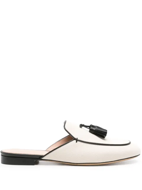 Scarosso Giorgina canvas mules Neutrals GIORGINAMULEBEISTRA