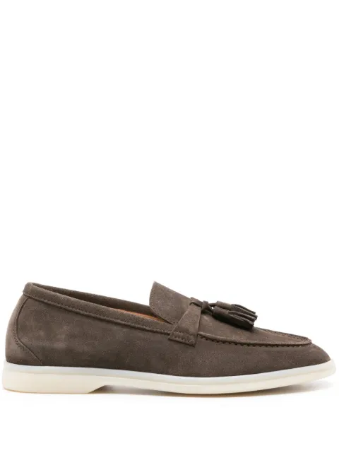 Scarosso Leandra suede loafers Brown LEANDRALOAFDTASUED