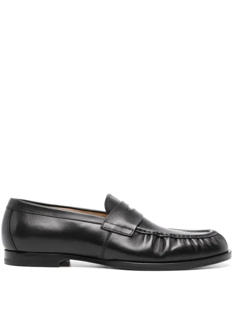 Scarosso Fred leather loafers Black FREDLOAFBLACALF