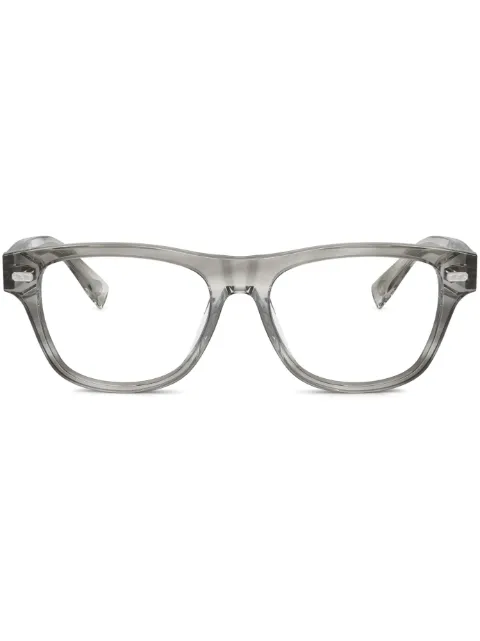 Brunello Cucinelli BC3005 rectangle-frame glasses Grey BC30051013