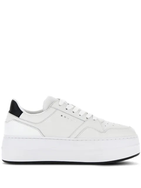 Hogan H670 flatform leather sneakers White HXW6700FK80JUS