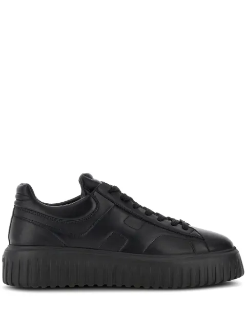 Hogan H-Stripes leather sneakers Black HXM6450FC60LE9