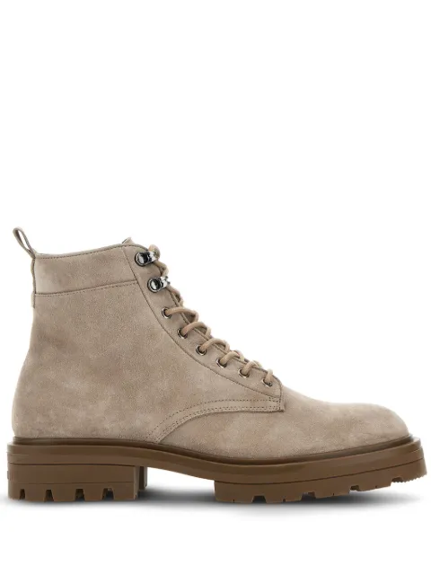 Hogan H673 suede boots Neutrals HXM6730FM70BYE