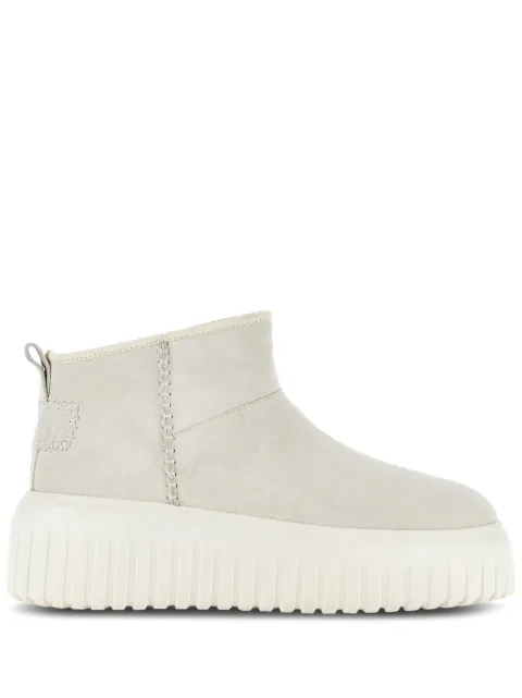 Hogan Basso logo-print boots Neutrals HXW6450FF90CR0