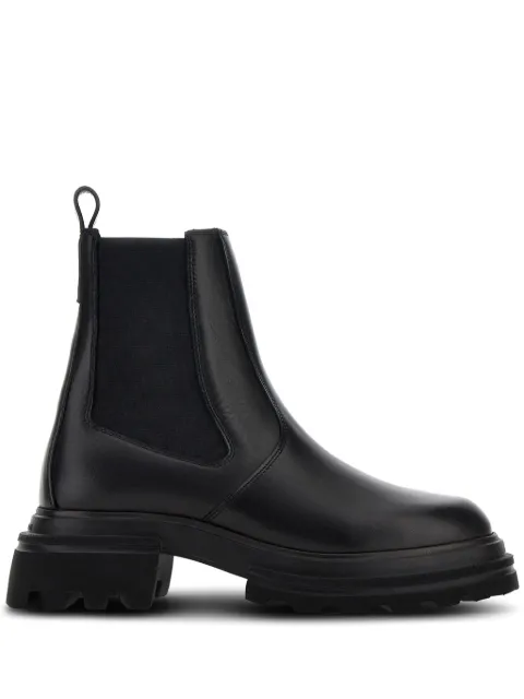 Hogan leather Chelsea ankle boots Black HXW6740FM006LO