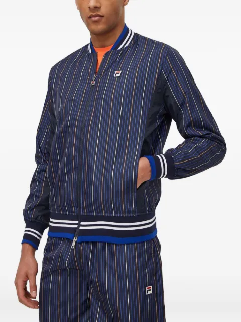 Fila striped logo jacket Blue TM411154