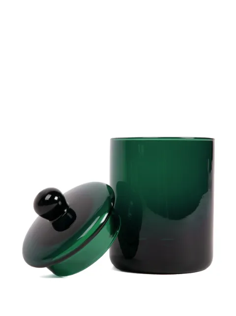 XLBoom large Mika glass canister Green XLBA1830356