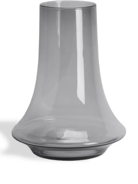XLBoom medium Spinn glass vase (25cm) Grey XLBA1820258