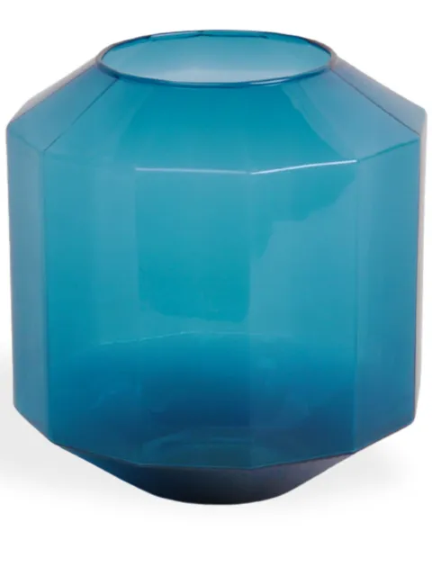 XLBoom medium Bliss glass vase (20cm x 20cm) Blue XLBA1730234