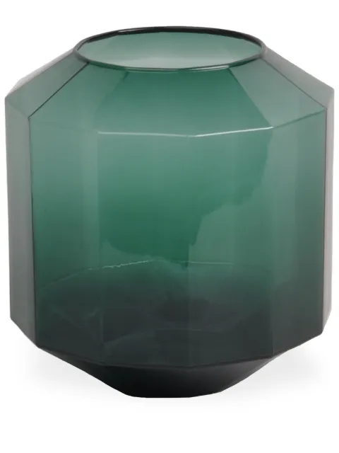 XLBoom medium Bliss glass vase (20cm x 20cm) Green XLBA1730256