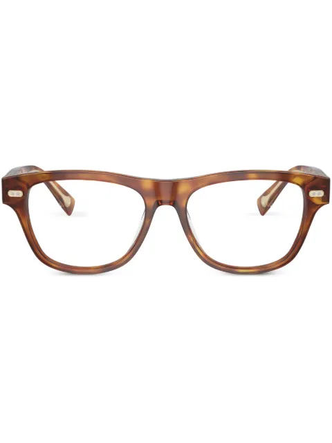 Brunello Cucinelli BC3005 rectangle-frame glasses Green BC30051024