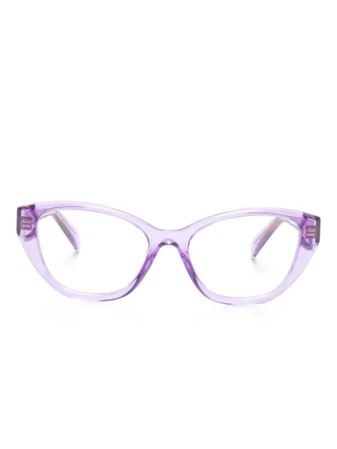 Prada Eyewear butterfly-frame glasses Purple PR21ZV