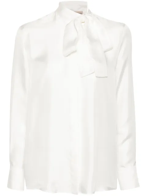 Blanca Vita Campanula silk shirt White CAMPANULA2214