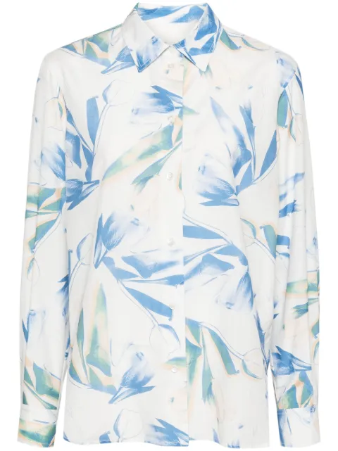 Paul Smith Tulip-print shirt Blue W1R326BBM10975