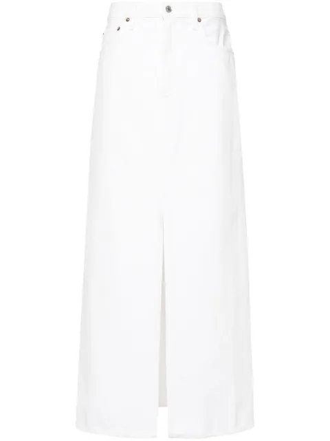 AGOLDE Leif denim skirt Neutrals A30471183