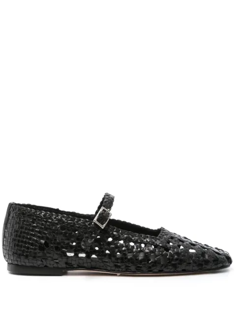 Miista Yeida leather ballerina shoes Black MI5479