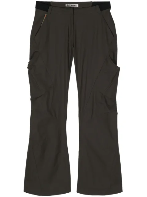 Hyein Seo belted bootcut trousers Grey PT6KH