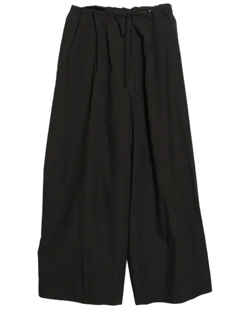 Amomento wide-leg trousers Black AM24SSW09PT