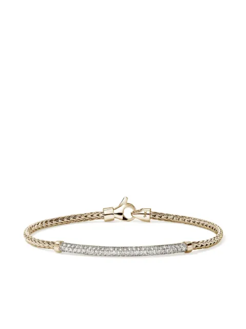John Hardy 14kt yellow gold JH Essential diamond bracelet Gold BUGGX987082DI