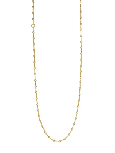 Azlee 18k yellow gold circle-link necklace Gold HMC