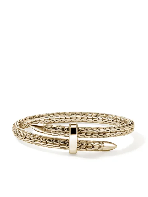 John Hardy 14kt yellow gold Spear Flex cuff bracelet Gold CMGG901107