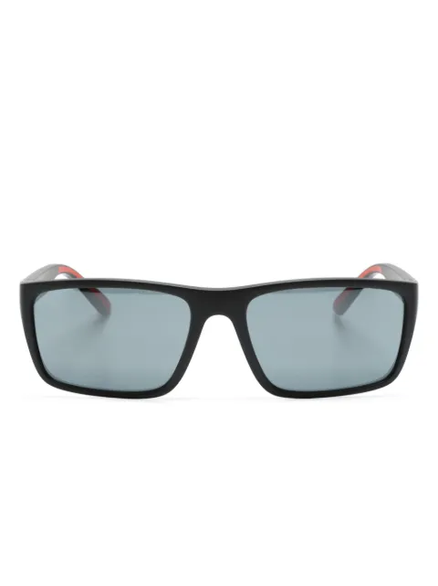 Ferrari rectangle-frame mirrored sunglasses Black FZ6003U